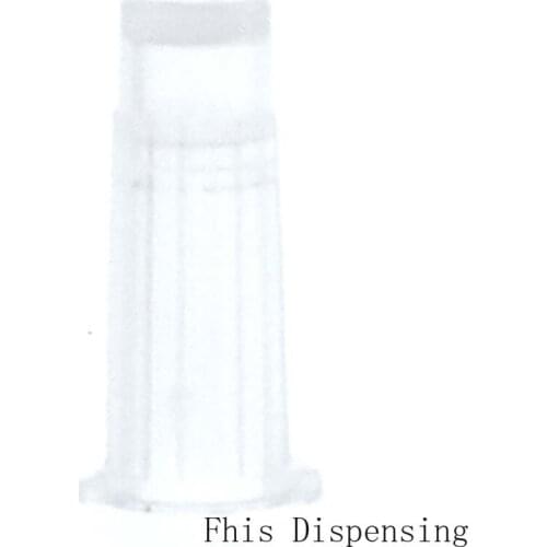 Clear Dispensing Syringe Tip Cap Pack of 100