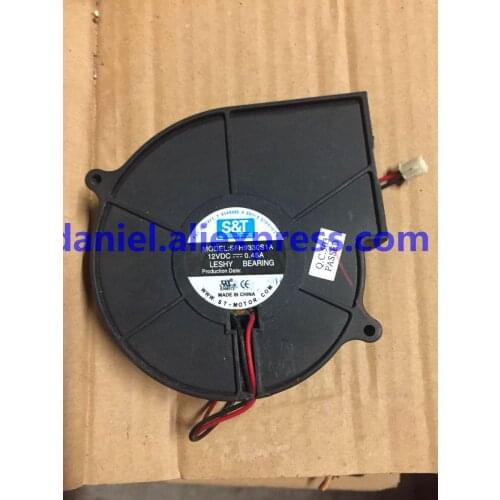 S&T SFH9330S1A 12V 0.45A 9330 blower cooling fan diagonal 9.7CM
