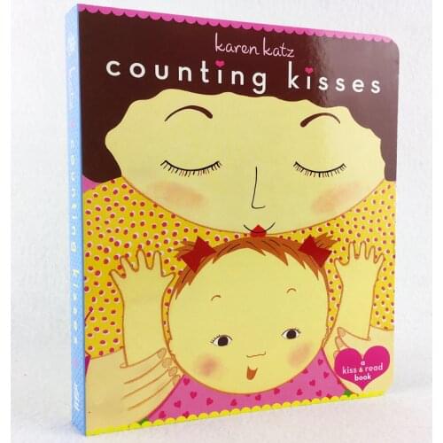Counting Kisses English Picture Book Number of Relatives Children Board Book Karen Katz Story Book Educational Toys for Children