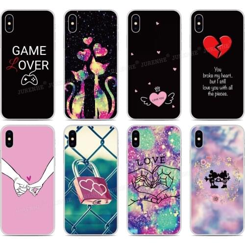Silicone Love Heart Cover Cases For Doogee X95 X90 Y8C Mix 2 N20 Y9 Plus N10 Y7 Y8 X70 X60 X50 X30 X55 X60L X50L Phone Case
