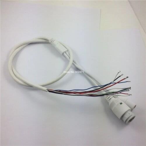 High Quality 9-Pin IP Camera Module Network Cable Pigtail 80cm RJ45 DC12V Power Supply 4In1 Waterproof Kit