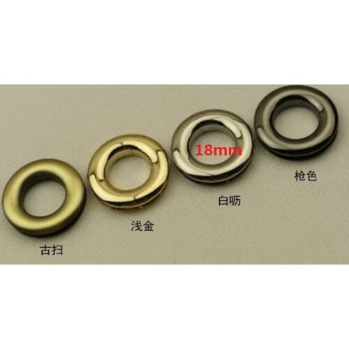 10 PCS/lot) factory wholesale high-grade screw ring perforated chain link ring luggage handbag metal fittings
