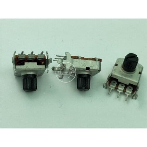 5pcs For NOBLE 12 horizontal single potentiometer B50K handle length 7MM flower