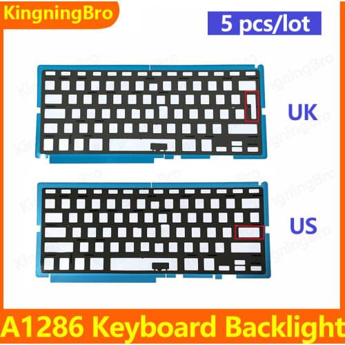 5 pcs New EU UK Keyboard Backlight For Macbook Air 13" A1369 A1466 Backlit Replacement 2011-2017 Years