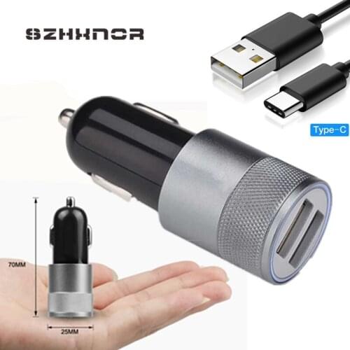 Fast Charging USB Car Charger adapter Type C CABLE for Xiaomi Mi 9 A2 mi8 REDMI NOTE 7 Huawei P20 Mate 10 pro lite SAMSUNG S8 S9