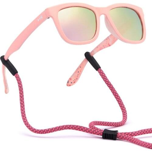 Bassdash Fishing Sunglasses Fashion Kid Sun Glasses 5-14 Years Boys Girls with Adjustable Strap