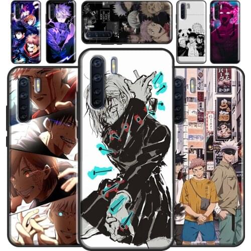 Anime Jujutsu Kaisen Case For OPPO A93 A91 A83 A5 A9 A31 A53 2020 A52 A72 A15 A3S A5S F5 Find X3 Pro Cover Capa