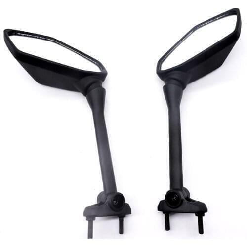 For Kawasaki NINJA 400R 650R Z1000SX ER6F ER-6F ER 6F Motorcycle Rearview Mirrors Motorbike Black Side Mirrors