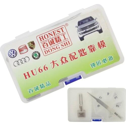 Honest Car Key Moulds HU66 For Volkswagen/Audi/SKODA Car Key Duplicating Car Auto Key Profile Modeling Free Shipping