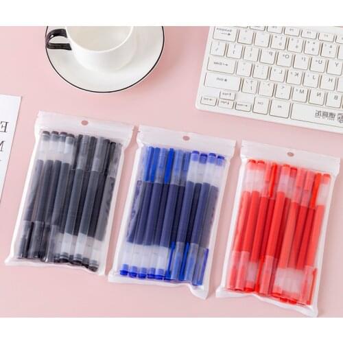 Ellen Brook 1 PCS Stationery Large Capacity Gel Pen School Office Supplies Red Blue Black 0.7mm Carbon Pen