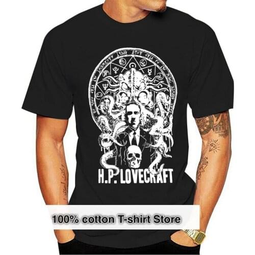H.P. Lovecraft Cthulhu Horror Fiction Writer Slim-Fit T-Shirt