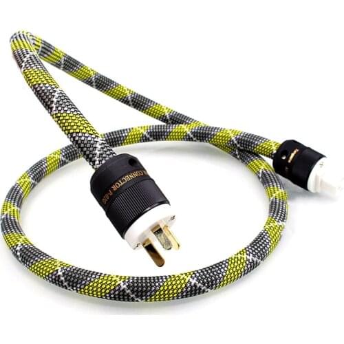 HiFi Audio Power Cable 3*4mm OFC Copper AU / US Power Cord