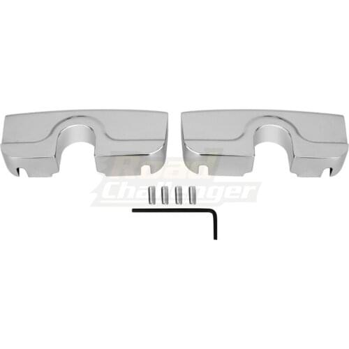 Chrome Motorcycle Slotted Head Bolt Spark Plug Covers For Harley Dyna Softail Twin Cam 1999-2017 Models