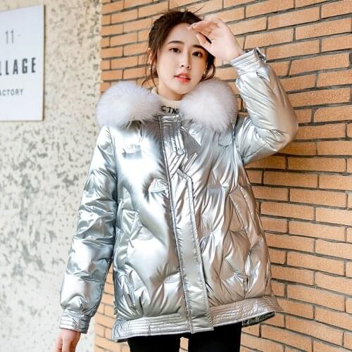 ISENMAL New 90% Duck Down Winter Womens Coat Warm Autumn Jacket With Fur Hood Cold Warm Down Coat Windproof Parkas Lady Outwear