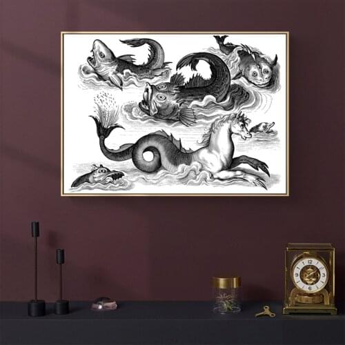 The Dragon Takes Off Oil Painting Chinese Style Picture Poster Canvas Print Painting Wall Art Living Room Home Decoration