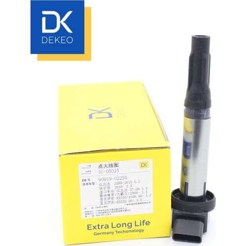 DEKEO For LEXUS ES RX TOYOTA Alphard Vellfire Avalon Camry Highlander Previa Estima RAV4 Sienna Venza Ignition Coils 9091902255