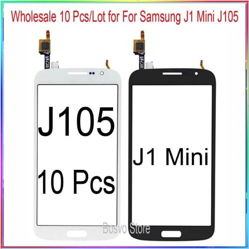 Wholesale 10pcs/Lot for Samsung J1 Mini J105 touch screen digitizer glass panel