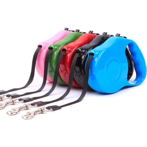 3M Retractable Dog Leash Automatic Dogs Walking Lead Nylon Pet Puppy Cat Lead Extending Traction Strap For Small Dogs