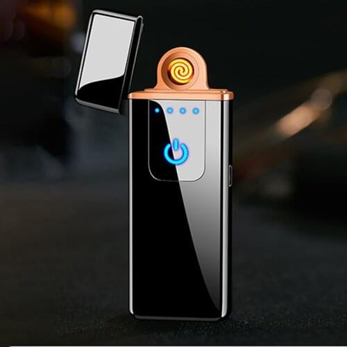 Touch-sensitive Tungsten Wire USB Rechargeable Windproof Hqd Lighter Electric Lighters Smoking Regalos Para Hombre Originales