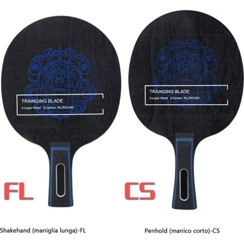 Table Tennis Racket Pimples-in Rubber 7 Baseboard Layers Wooden Bottom Ping-pong Bats Racquet Sports