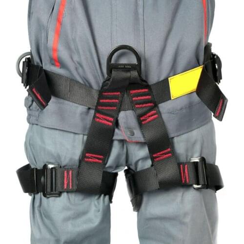 Professional Outdoor Half-length Seat Belt Half-protection Safety Strap for Rock Climbing High-strength Safety Strap