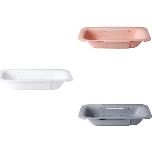 Sink Colander Strainer Mesh Basket To Drain Dishes Fruits Expandable Household Kitchen Essentials