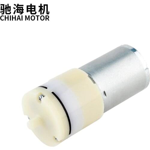 Chihai Motor Carbon Brush 370 DC 6V Silent Air Pump 500mmHg Mini Fish Car Charging Rreasure Oxygen Pump