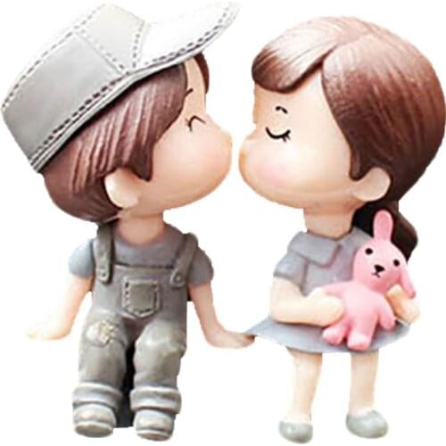 Lovely Couple Girl Boy Car Air Vent Freshener Perfume Clip Aromas Diffuser Decor Car Fragrance Air Conditioning Perfume Clip