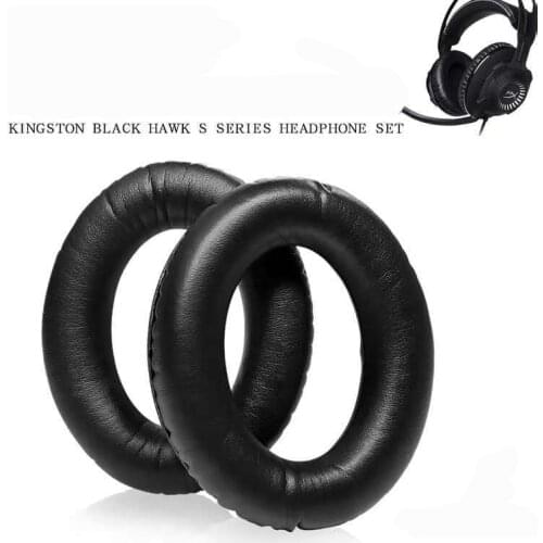 Replacement Ear Pads Earpads Foam Cover Cushion Pillow Repair Parts Cover for Kingston HyperX Cloud Revolver S Gaming Headsets