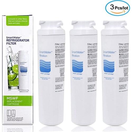 Replacement GE MSWF refrigerator water filter 3 pieces