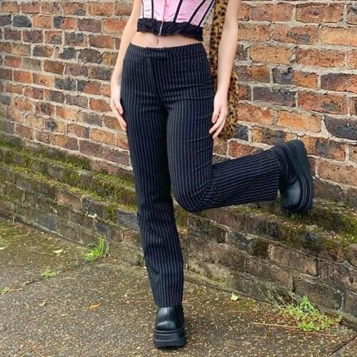 Yezw Women's Straight Trousers