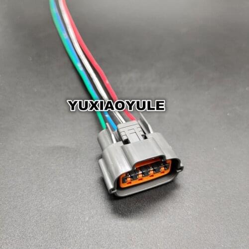 4 Pin/Way Gasoline Pump Plug Alternator Repair Connector Oxygen Sensor Plug Wire Harness Cable For Nissan Mitsubishi 6098-0144