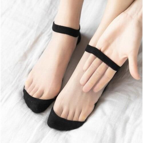 5Pairs/lot Sexy Lace Mesh Fishnet Women Socks Sweet Flower Transparent Elasticity Ankle Sock Net Thin Women Cool Socks 35-39