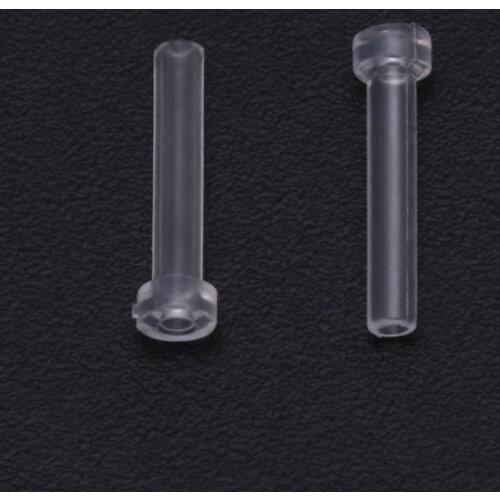 10 Pcs/Set Earrings Clutch Anti Allergy Back Plugs Sleeve Tube Protection Ears Safety Pad Protector Accessories X7YC