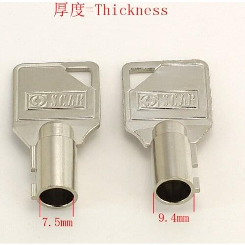 B134 of 7.5mm House Home Door Key blanks Locksmith Supplies Blank Keys 10 pieces/lot