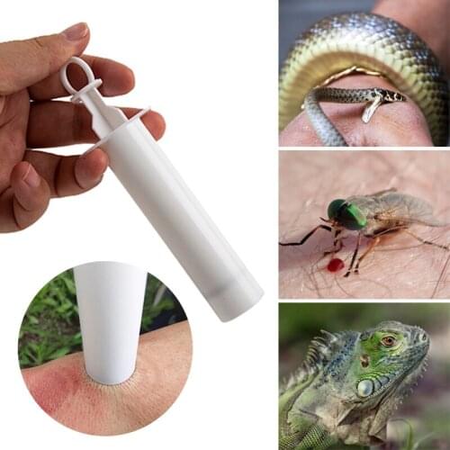 Safety Venom Extractor Pump Poison Remover Set Survival Gear First Aid Supply