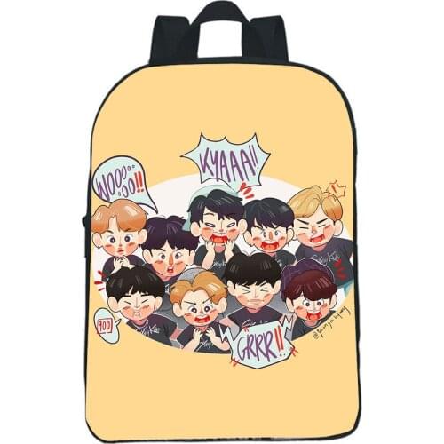 Stray Kids Backpacks Girl School Bag Boy Bookbag Kindergarten Mini Backpack Casual Knapsack Korean Star Singer Cartoon Bag