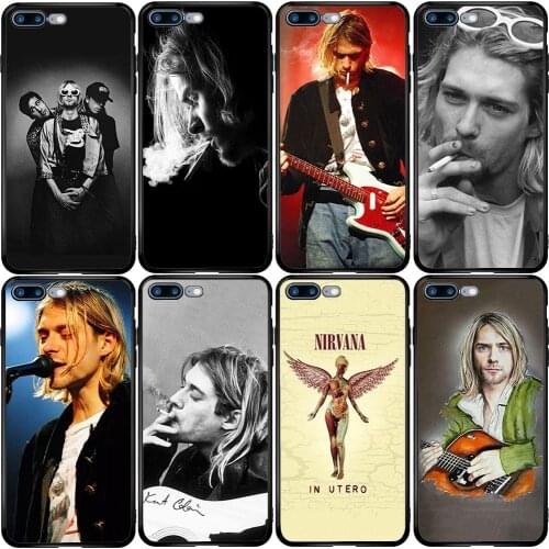 Cover Case for Samsung Note 8 9 10 S6 S7 S8 S9 S10E S11 S20 Ultra Lite Plus Edge Pro Lite Kurt Cobain