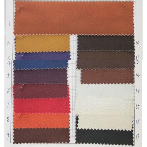 Crazy Horse embossed leather / oil leather embossed litchi grain leather / high quality synthetic PU leather / faux imitation