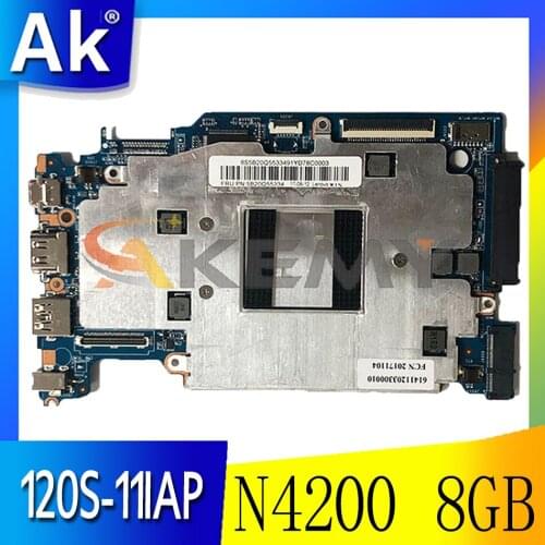For Lenovo 120S-11IAP S130-11IGM laptop motherboard 120S-S130 with CPU N4200 N4100 8G RAM support M2 hard drive tested 100% work