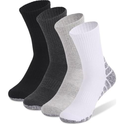 Mens Ski Socks Thicker Breathable Cotton Outdoor Sports Solid Hiking Trekking Socks For Adult Thermosocks Boot Socks For Men
