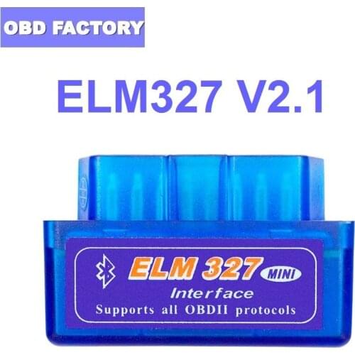 ELM327 V2.1 Bluetooth ELM 327 BT V2.1 OBD2 Scanner OBD CAN-BUS Code Reader Works Android/PC V2.1 ELM327 Bluetooth
