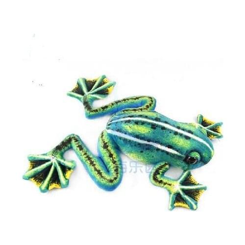 Simulation animal blue frog 45 cm plush toy soft doll birthday gift b0784