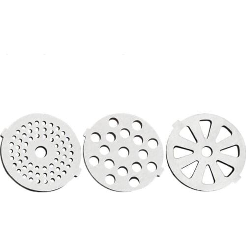 3pcs SET Meat Grinder Parts For Panasonic (57.6mm) Diameter Stainless Steel Acesorios Para Amoladora (4mm) Thick 2PER Lot