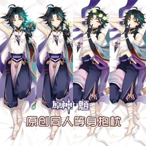 Anime Game Genshin Impact Xiao Sexy Dakimakura Hugging Body Pillow Case Cover Pillowcase Cushion Bedding Decor Cosplay New MY