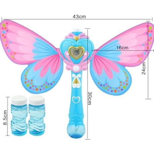 Princess Bubble Stick Wand for Girl Party Wedding Outdoor Activity with Sound and Light Effect NSV775