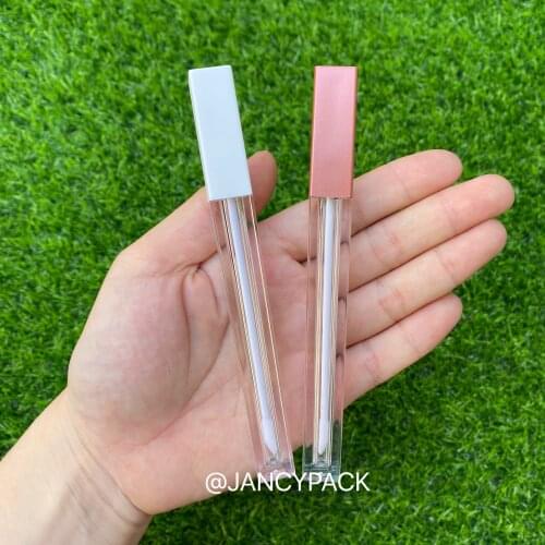 2ML10pcs/lot Empty Lip Gloss Tube Plastic Lipgloss Bottle Container Reffilable Lip Glaze Bottle Cosmetic Packaging Container