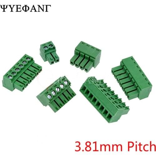 10PCS KF2EDG / 15EDG 3.81 Pluggable Terminal Block Connector 3.81mm Pitch 2P/3P/4P/5P/6P/8P