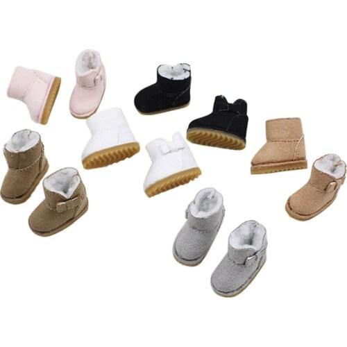 Fortune Days 1/6 bjd dbs Shoes New cute bow ankle boots in six colors for Neo DBS doll 30cm toys