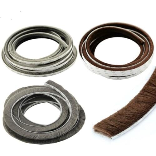 5Meters Seal Strip Door seal Draught Excluder Window Pile Seal Film Door Brush Swal Weather Strip Door Window Sound Insulation